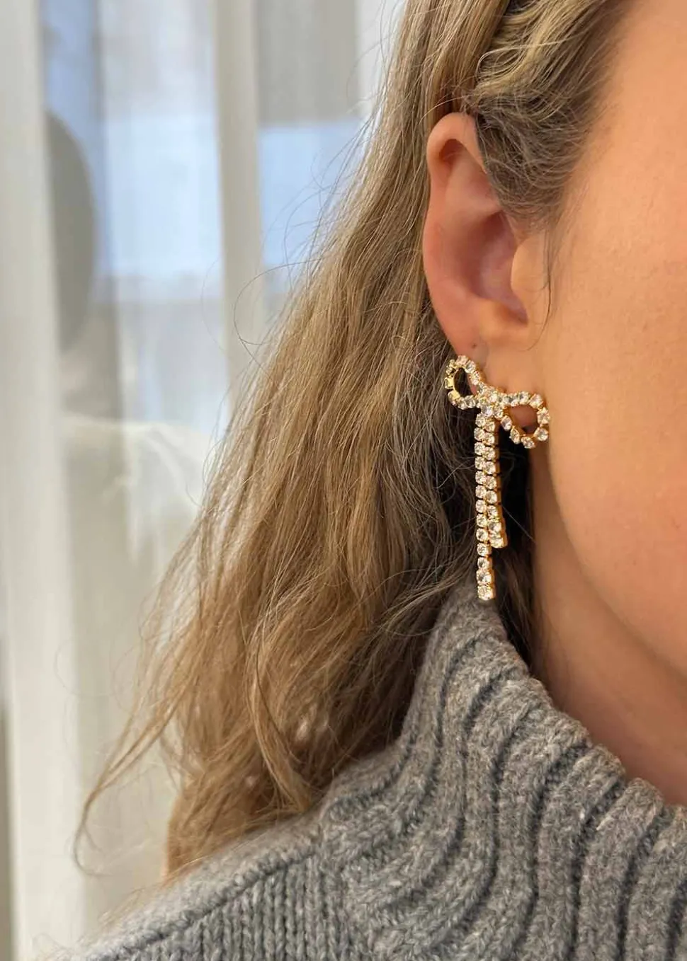 Arco Large Crystal Studs