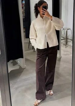 Asley Zip Knit Cardigan