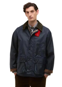 Barbour X Paul Smith Bedale Wax Jacket