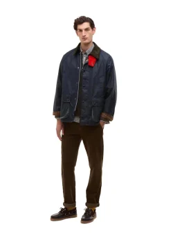 Barbour X Paul Smith Bedale Wax Jacket