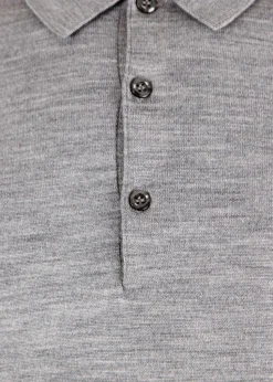 Belper Knitted Polo LS