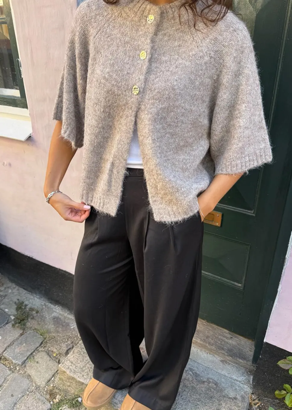 Benuta Fluffy Knit Cardigan