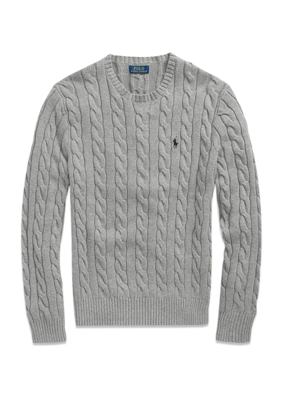 Cable Knit Cotton Sweat