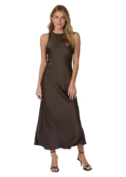 Celinie Heavy Sateen Dress