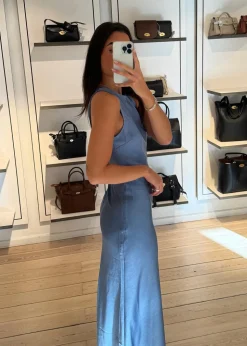 Celinie Heavy Sateen Dress