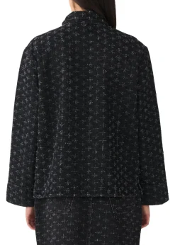 Cory Jacket Black Punch Denim