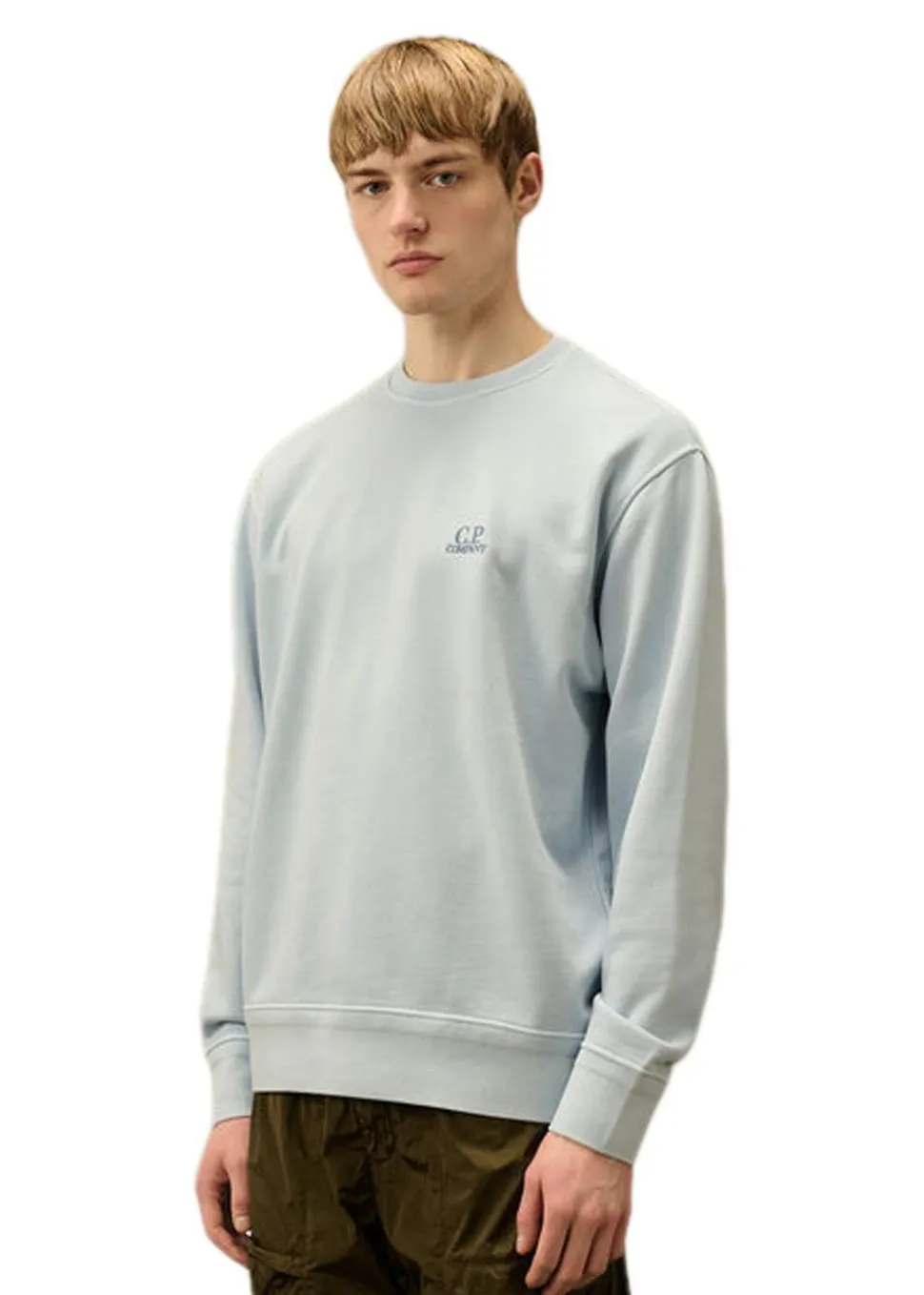 Crew Neck Cotton Diagonal Fleece