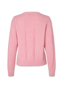 CREWNECK MOTIF SWEATER