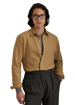 Custom Fit Brushed Flannel Shirt