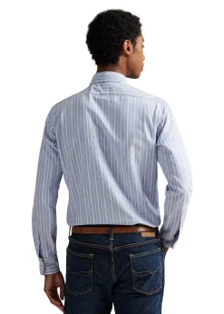 Custom Fit Striped Oxford Shirt