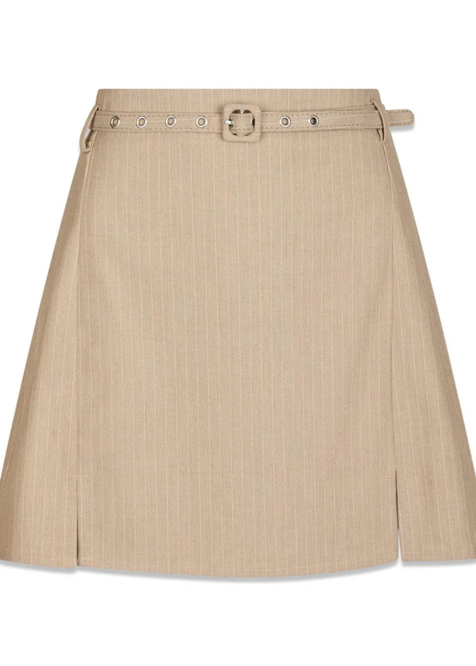 Donte Melange Pinstripe Skirt
