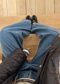 Eyelets Lace Up Ballerina Crinkle Oleatex