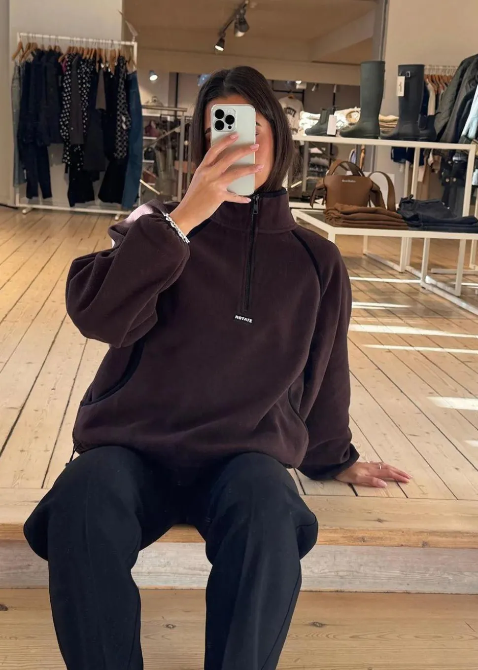 Fleece Half Zip Jacket