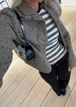 Flock Check Suiting Blazer