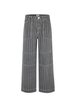 Grey Stripe Denim Krauer Jeans