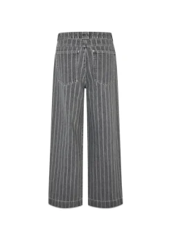 Grey Stripe Denim Krauer Jeans