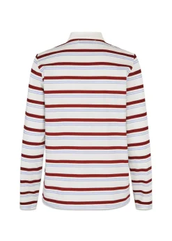 Hellenmd LS stripe polo
