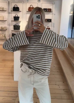 HellenMD LS stripe t-shirt