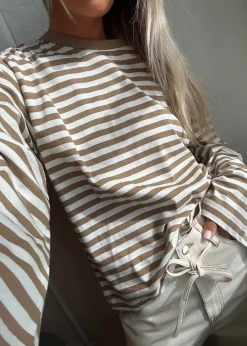 HellenMD LS stripe t-shirt