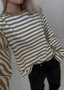 HellenMD LS stripe t-shirt