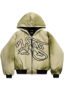 HOIY OVERSIZED BOMBER JACKET W/ EMBROIDERY