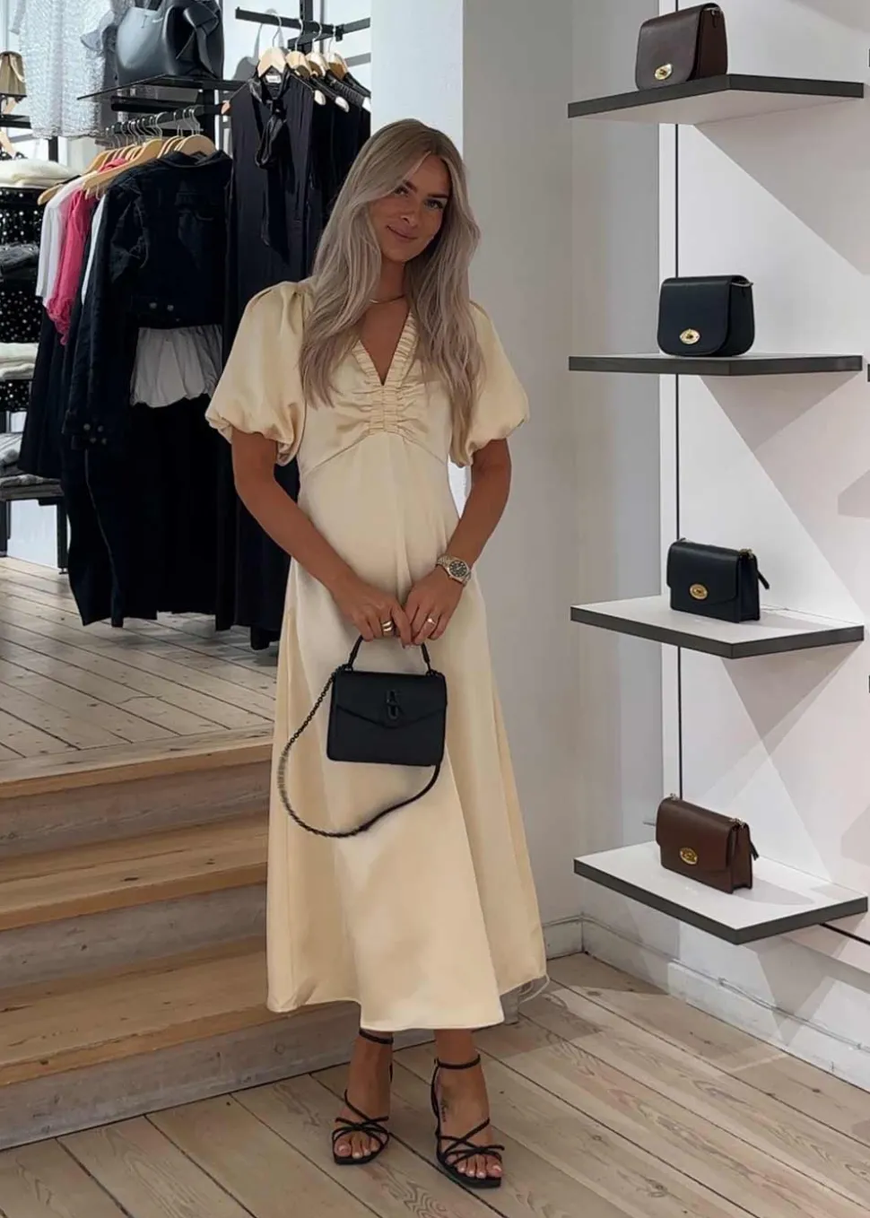 Illana Heavy Sateen Dress