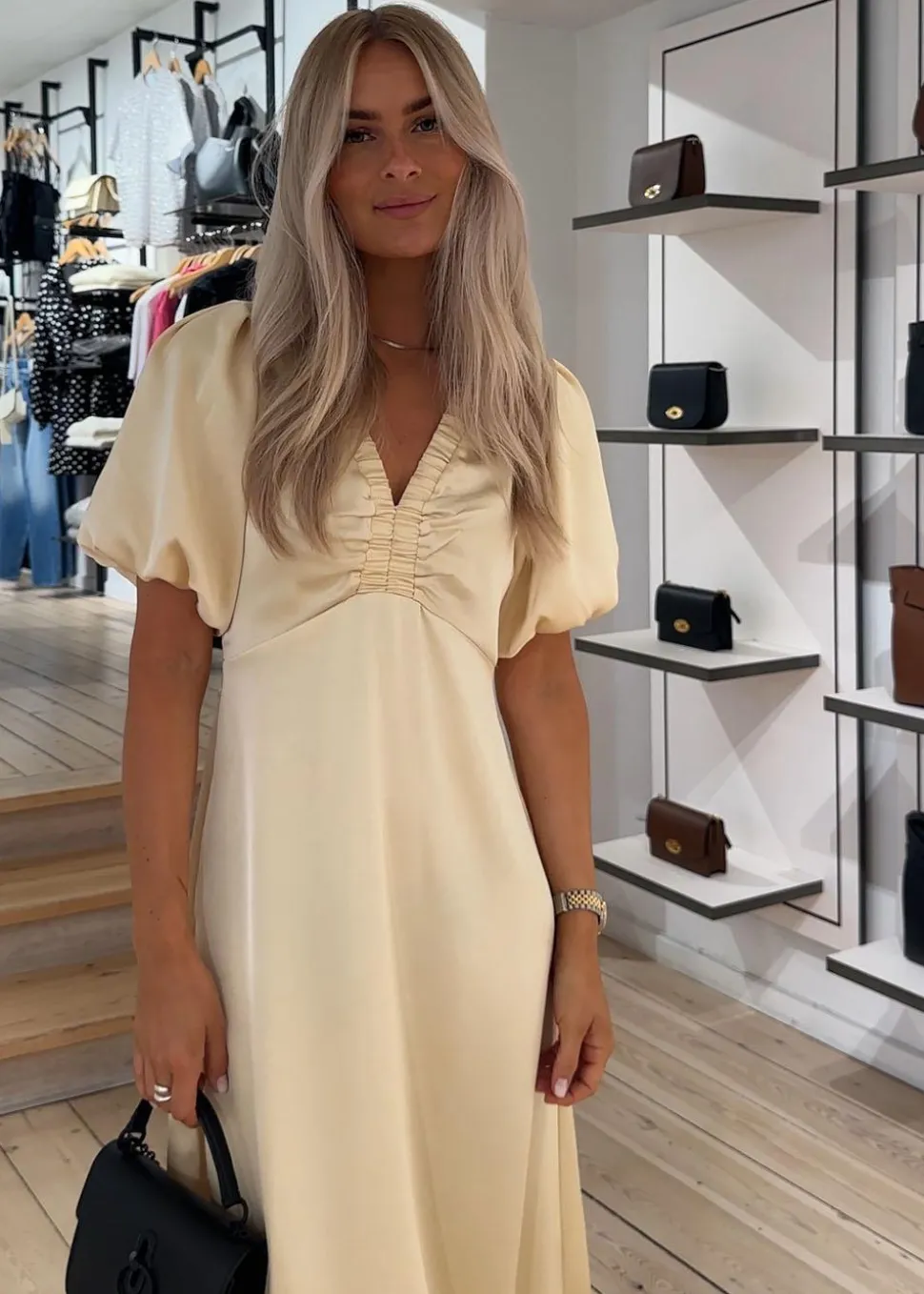 Illana Heavy Sateen Dress