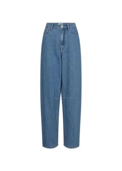 Janice Slung Jeans Wash Mid Blue
