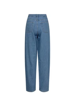 Janice Slung Jeans Wash Mid Blue
