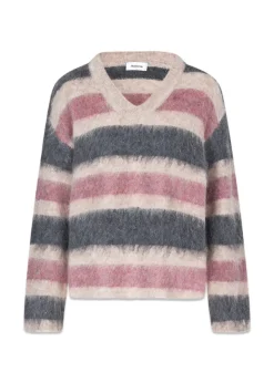 KaneMD stripe v-neck