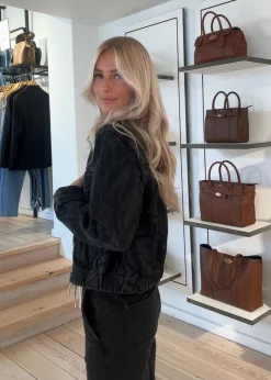 Lazer Denim Bomber Jacket