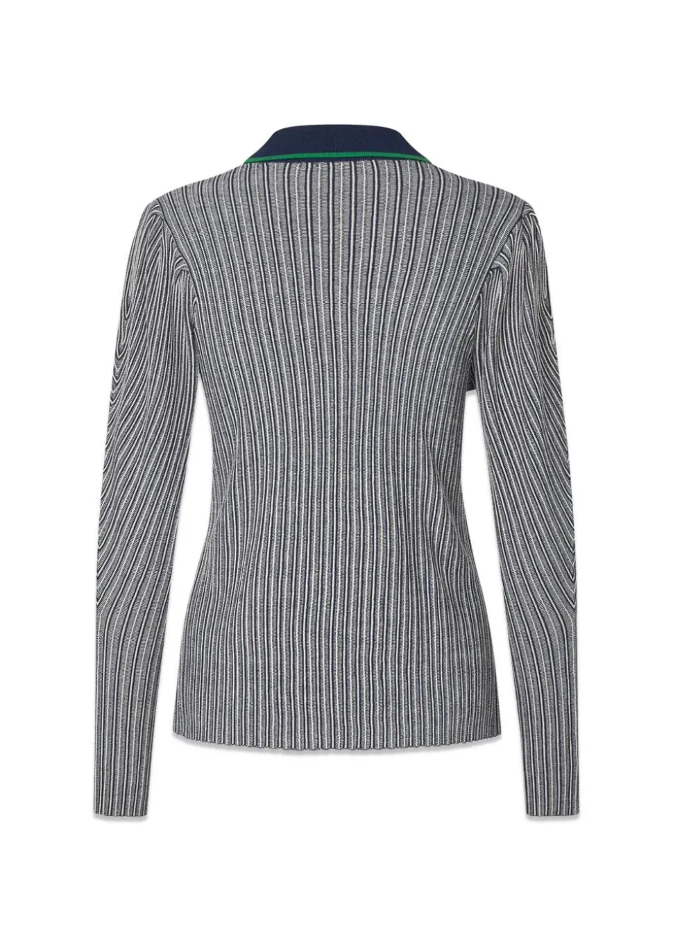 Long sleeve knit polo