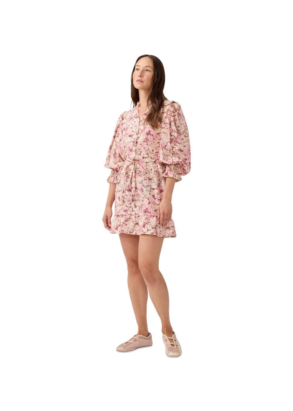 MeliaMD print LS dress