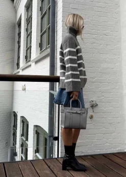 Mini Zipped Bayswater Micro Classic Grai