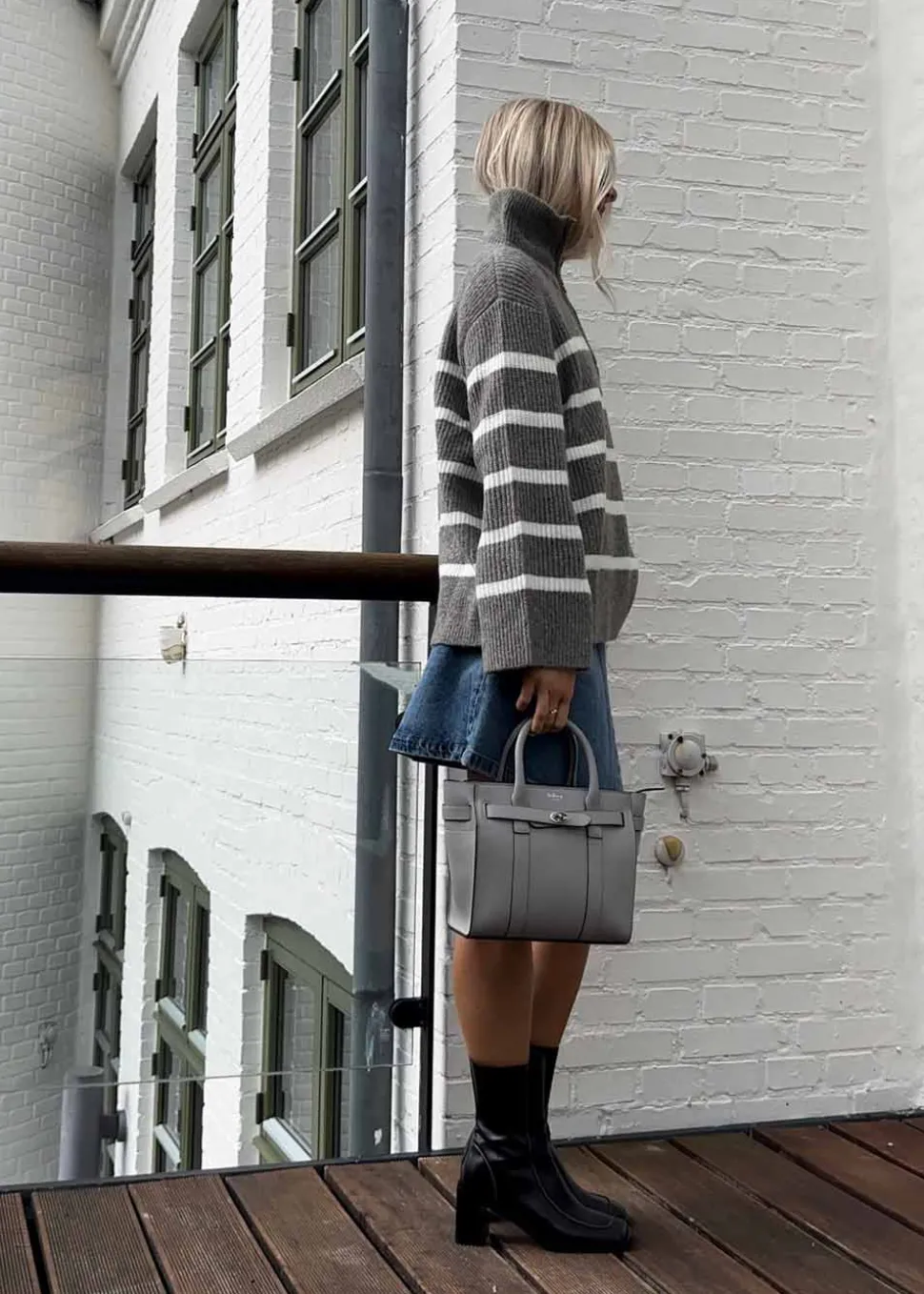 Mini Zipped Bayswater Micro Classic Grai