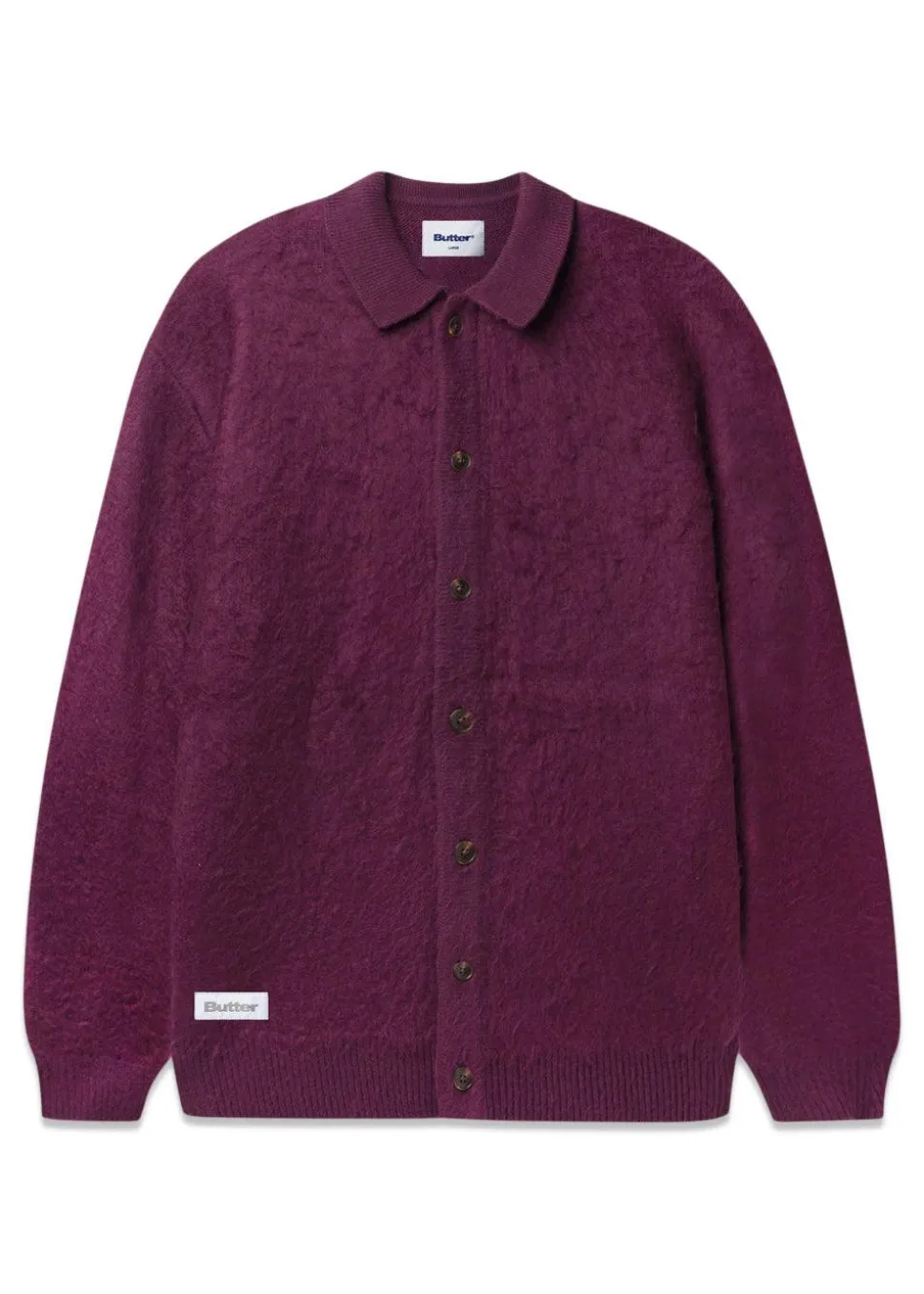 Mohair Button Up Knitted Shirt