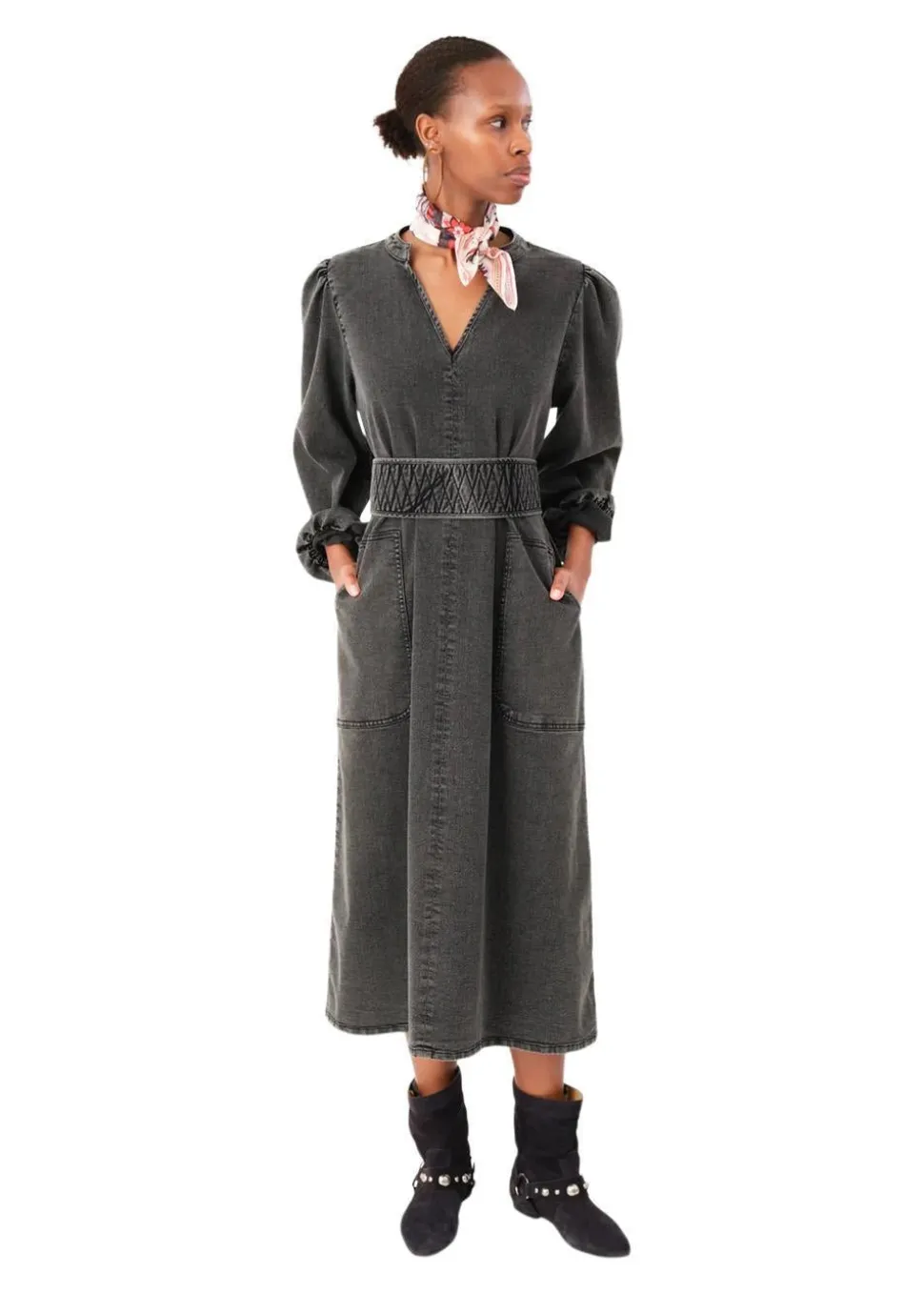 ParisLL Midi Dress LS