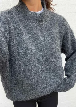 Paulina Fluffy Knit Blouse