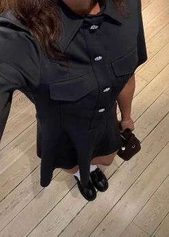 Scuba Neoprene Fitted Mini Dress