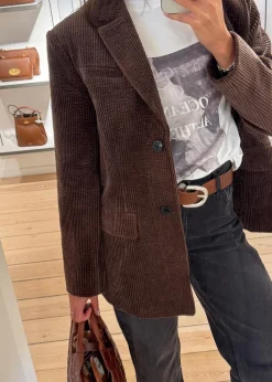 Seersucker Corduroy Blazer