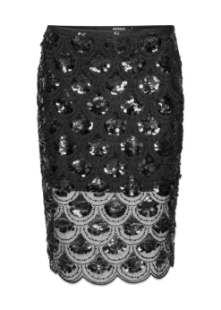Sequins Pencil Skirt