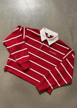 Serif Logo Cropped Rugby Polo