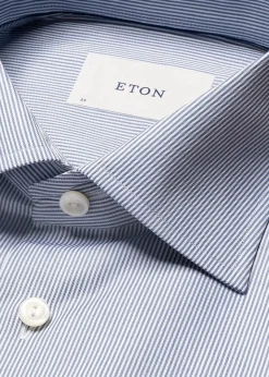Slim Fine Striped Signature Twill Shirt