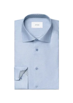 Slim Semi Solid Effect Dobby Shirt