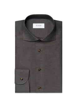 Slim Semi Solid Signature Dobby Shirt