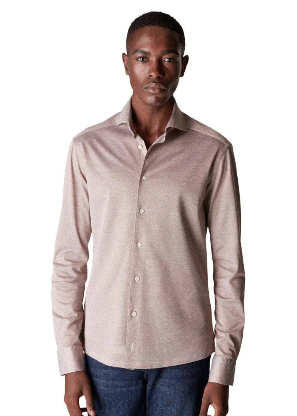 Slim-Oxford Pique Shirt