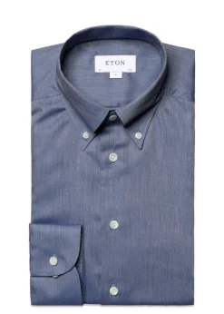 Slim-Twill Button Down Shirt