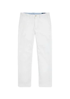 Stretch Straight Fit Washed Chino Pant