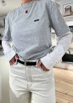 TOREY CROPPED T-SHIRT W/ LOGO