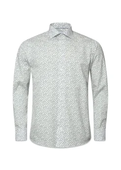 Umbrella Print Poplin Slim Shirt